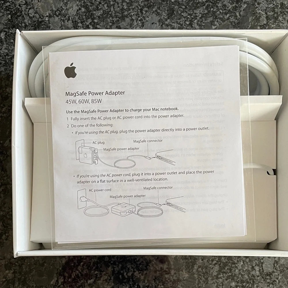 Apple MagSafe Power Adapter - White
